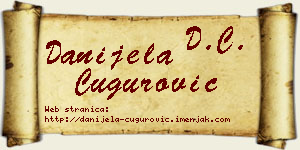 Danijela Čugurović vizit kartica
